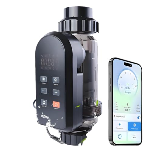 Ofyphth Salt Chlorine Machine, Saltwater Chlorine Generator, Built-in Wi-Fi & App Remote Control, for Swimming Pool,Spa Water Treatment Machines. LC400A