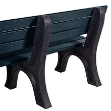 Aurora Traditional 6 ft Park Bench, Federal Blue