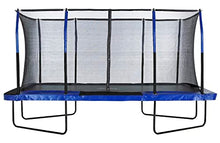 Upper Bounce Rectangular Trampoline Set with Enclosure Blue/Black