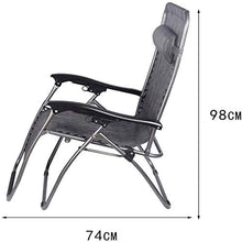 IIPOSAQQ Heavy Duty Zero Chairs Garden Outdoor Patio Sunloungers Folding Chairs Outdoor Camping Chair for Outdoors Camping Chair with Neck Cushion Support 200 Kg