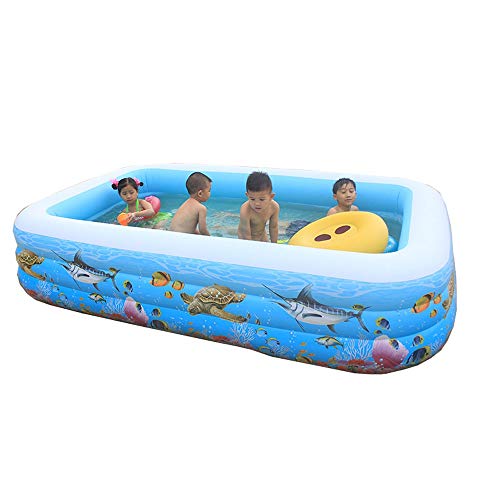 Rsmmpqa Air Pool Balcony Inflatable Swimming Pool Adult Small Indoor Pool Super Large Outdoor Thickened Pool Backyard Water Party (Size : A) (B)