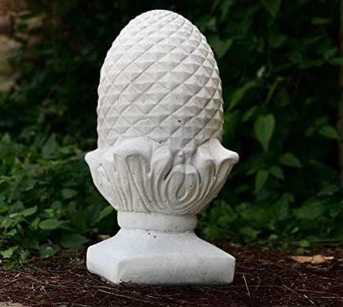 OLOMA Unique acorn figure Concrete acorn ornament Stone acorn decor Cement sphere figurine Garden sphere sculpture Lovely statue Housewarming gift Large garden acorn Cement acorn decor Outdoor sphere
