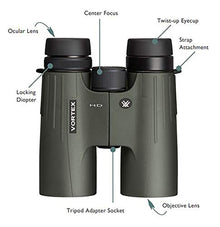Vortex Viper HD Roof Prism Binoculars 10x50 Green