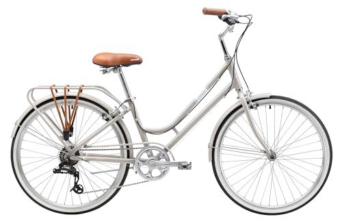 XDSBIKE XDS 26" Classic 7sp Women's City Commuter Hybrid Bike Beige