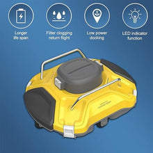 KANGJIEM Cordless Automatic Pool Cleaner, Robotic Pool Cleaner, Lasts 110 Mins, for Pool Surface up to 730Sq Ft, Pool Vacuum for Above Ground Pools Powerful Suction