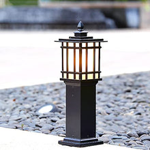 ZEELYDE Post Lights Outdoor,Waterproof Garden Lights Outdoor Lawn Lights Villa Community Landscape Lights Die-Casting Aluminum Lighting Fixtures LED Floor-Standing Night Street Lights Post Lights