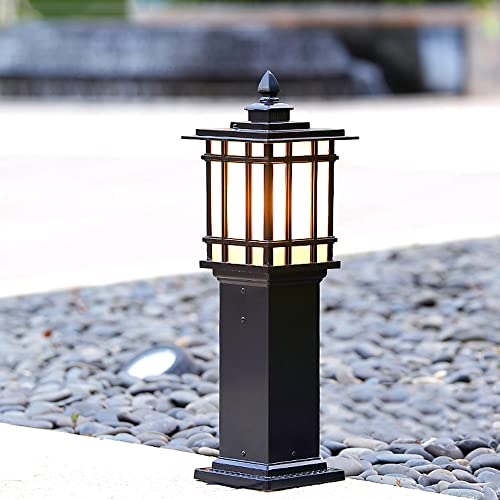 ZEELYDE Post Lights Outdoor,Waterproof Garden Lights Outdoor Lawn Lights Villa Community Landscape Lights Die-Casting Aluminum Lighting Fixtures LED Floor-Standing Night Street Lights Post Lights