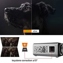 TEDILUVI Android 10 Optional 3000lumen 720p Portable Led Projector I Support 4k 1080p Home Theater Proyector Beamer