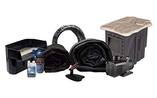 HALF OFF PONDS Hybrid 3000 Water Garden and Pond Kit with 15x20 ft EPDM Rubber Liner Black