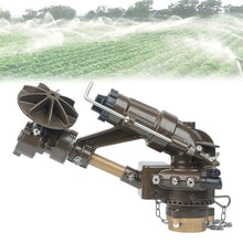 Farm Irrigation Spray,Rotary Large-Area Watering Spray,w/nozzle Set,25°Body Angle,for Corn Wheat Farmland Garden Lawn Watering