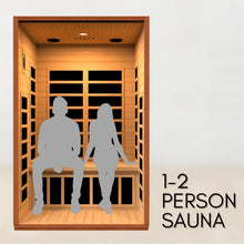 Dynamic Saunas Cardoba DYN-6203-01 Elite Ultra Low EMF FAR Infrared Sauna - Curb Side Delivery