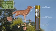 Good Directions 644PA Golden Retriever Weathervane with Arrow, Polished Copper