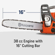Husqvarna 135 Mark II Gas Powered Chainsaw, 38-cc 2.1-HP, 16 inch