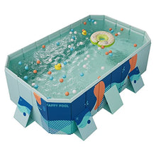 TQQEPOOL Summer Portable Kiddie Pool for Kids,Foldable Slip-Resistant Kiddie Pool for Kids Large,Pet Wading Pool for Indoor and Outdoor (Color : Dieff Blue, Size : 2.6m)