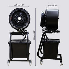 sdneNest Large Misters Pedestal Misting Oscillating Stand Up Mist Cooler 16In,with 42L/11 Gallon Water Tank for Restaurant Warehouse Outsid Lawn