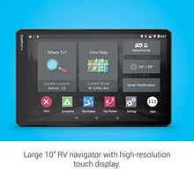 Garmin RV 1090 10" Navigator with Edge-to-Edge Display and Custom Routing Black