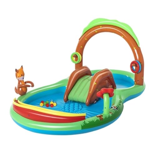 Inflatable Pool Inflatable Swimming Pool Forest Amusement Pool Game Ball Pool Family Cartoon Inflatable Pool Water Park Above Ground Pool