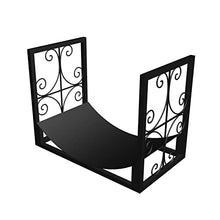 WXPWAMZ Outdoor Fireplace Firewood Bracket Shelf Wood Storage Heavy-Duty Wrought Iron Wood Holder Indoor Wooden Rack Stove Tool Firewood Storage,