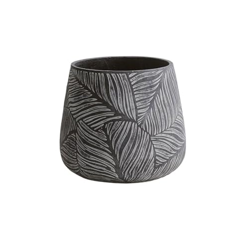 x3anggyt5 Planter Cement Plant Pots with Drain Hole Large Calibre Flower Containe for Homes Offices Garden