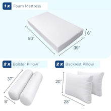 Prolinemax S1 TwinXL Size Knife Edge Outdoor Daybed Cushion Cover Set AD103