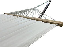 Petra Leisure 15 Ft. Indoor/Outdoor Heavy Duty Black Steel Arc Hammock Stand w/Premium Quilted Hammock Bed. (Beige)