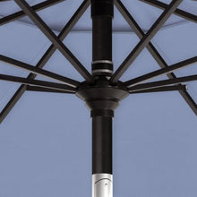 OROTLECT 7.5 Foot Bronze Aluminum Market Patio Umbrella Collar Tilt Crank Lift In Sunbrellacocoa Sunbrella