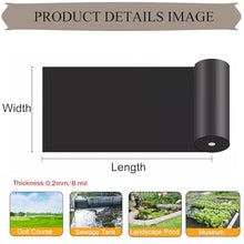 CYHTYM DIY Pond Liner Thickness 0.2mm/8 Mil, Length 16.4-318FT, for Fish Landscaping, Garden Pool, Water Feature Streams Fountains(8x97m/26.2x318FT)