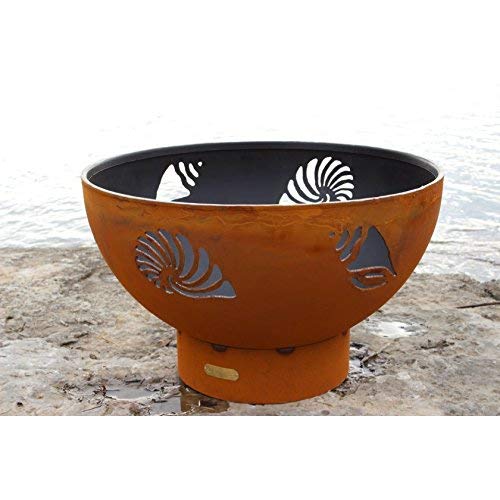 Fire Pit Art Beachcomber-FPA-MLS120-LP Fire Pit LP, Metal