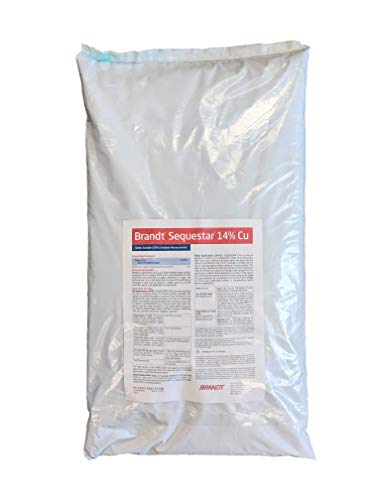 Greenway Biotech, Inc. Chelated Copper EDTA Fertilizer for Hydroponics and Soil Application- 100% Water-Soluble Copper Supplement for Healthy Plant Growth (25 Pounds)