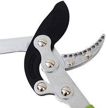 EliteBloom Handheld Extendable Garden Shears Telescopic Bypass Loppers Heavy Duty Garden Branch Cutter Cutting Capacity Anvil Hand Pruner Ergonomically Non-Slip Handles,