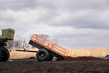 Impact IMPLEMENTS® 1500lb HD Agricultural Trailer with Solid Floor & Sides. Rugged Tires and Solid Sides with Tailgate for Increased Capacity. Original USA Design.