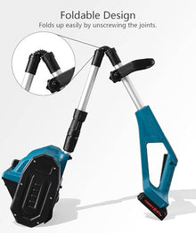 Handheld Electric Snow Shovel with Adjustable Auxiliary Handle, 12 Inch Brushless Snow Blower, Battery Powered Snow Thrower, Ideal for Driveway and Snow Removal(One Batteries)