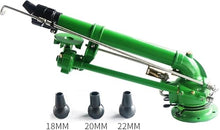Heavy-Duty Metal Pulse Sprinkler Gun With Bracket And Replacement Nozzle - Range Diameter 40-100 Meters, Working Pressure Adjustable 4-8bar - Outdoor Lawn Sprinkler For Large Areas(Size:1.2m)