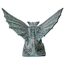 Design Toscano Winged Gargoyle of Naples Garden Statue Two Tone Bronze & Verdigris
