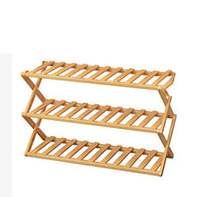Bamboo Plant Flowers Display Storage Rack Stand Indoor Display Shelf Balcony Flower Stands Bookshelf Shoe Rack (Size : 3 Layers)