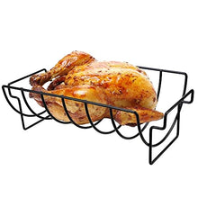 NRFJFOP Non-Stick Grilled Ribs Barbecue Grill Steak Rack Bracket Suitable for Home Outdoor Camping