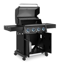Broil King 674114 Baron 420 Pro Shadow 4-Burner Pellet Ready Propane Gas Grill in Black