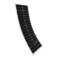100W Solar Panel Kit Complete 12V Semi-Flexible Solar Panel Cell Charger for Car Boat Camping Battery Charger