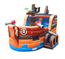 TentandTable Inflatable Pirate Ship Bounce House with Slide - Commercial Grade, Includes Blower