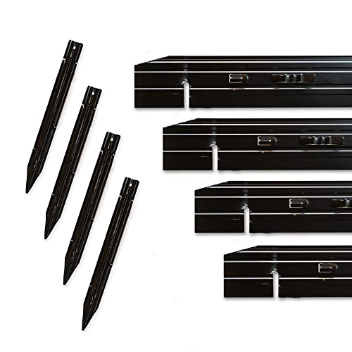 Dreamscape Cleanline Aluminum Edging Black Anodized 3/16"W x 5.5"H x 8'L