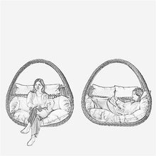 Garden Swing Chair Outdoor Hanging Chairs, Balconies, Household Rocking Chairs, Indoor Swing Chairs, Cradles, Hammocks, Bedrooms, Hanging Baskets, Rattan Chairs Porch Swings (Color : F)
