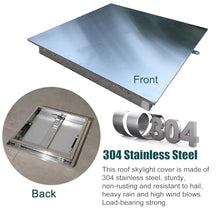 CHENWMZ Weatherproof Stainless Steel Roof Hatch Access Door for Skylights & Emerncy Exits Sizes: 76x91cm 61x61cm 76x76cm Secure Reliable Solut for Safe Access