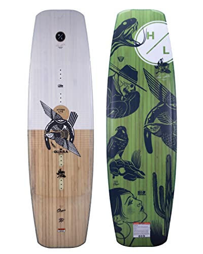 Hyperlite Guara Mens Wakeboard Wood Grain Green 150cm
