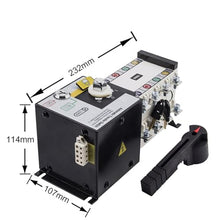 4P 100A 100amp ATS Generator Dual Power Automatic Transfer Switch Circuit Breaker AC220V Single Three Phase 380V
