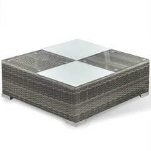 YWMLFZ Rattan Gray 6 Piece Patio Lounge Set with Cushions Poly Soft and Comfortable for Outdoor Backyard Gardens