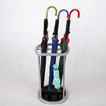 6 Holes Movable Umbrella Stand Metal Umbrella Storage Holder Hollow Waterproof Umbrella