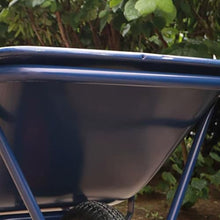 Heavy Duty Wheelbarrow Single Wheel Garden Cart Utility Hand Truck Construction Yard Dump Cart Farm Wheelbarrow(B,1)