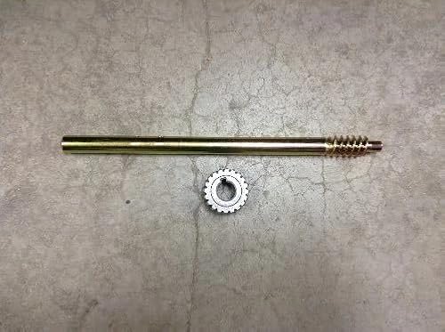 New Auger Worm Shaft and Brass Gear Kit Replacement for Ariens 52419600 52419500 - Fits ST11528LE and 921 Series Snow Blowers - Heavy Duty Repair Set for Aluminum Gear Case