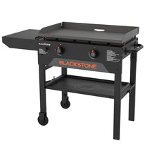 Blackstone 28 Inch Original Omnivore 2365, 2 Burner Griddle Outdoor Flat Top Grill with 5467 Patio Series Griddle Cover