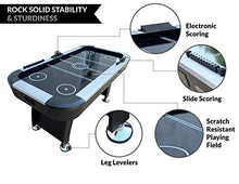 PUCK Pegasus 5.5-Foot Air Hockey Table Black